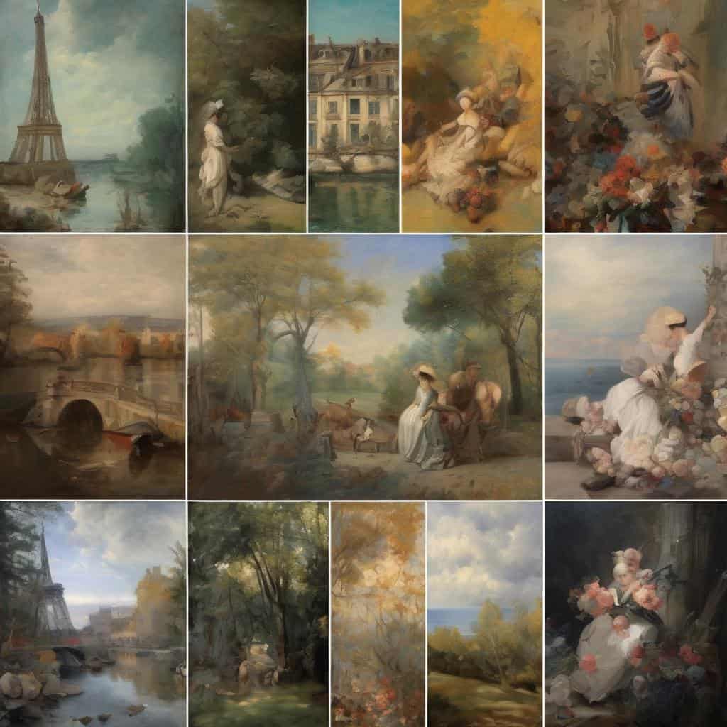 Όψεις σύγχρονης τέχνης, μεγάλα ελαιογραφικά έργα που διαμόρφωσαν τη σύγχρονη τέχνη και την αισθητική.